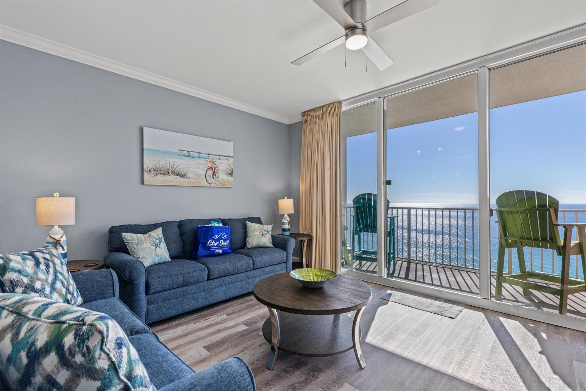 Tidewater Escape: 1Br/2Ba Beachfront Condo, Sleeps 6, Gulf Views & Comfort! 巴拿马城 外观 照片