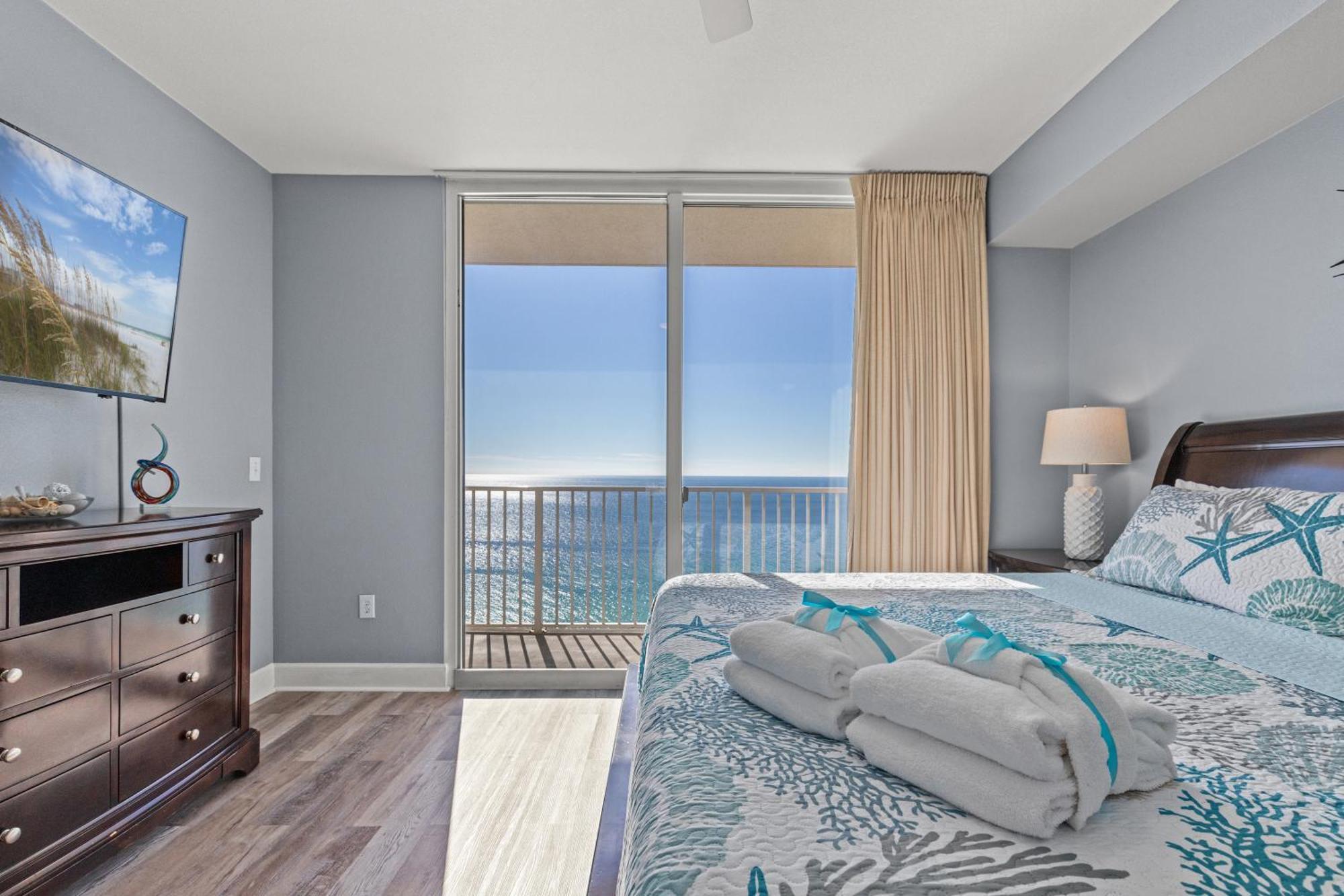 Tidewater Escape: 1Br/2Ba Beachfront Condo, Sleeps 6, Gulf Views & Comfort! 巴拿马城 外观 照片