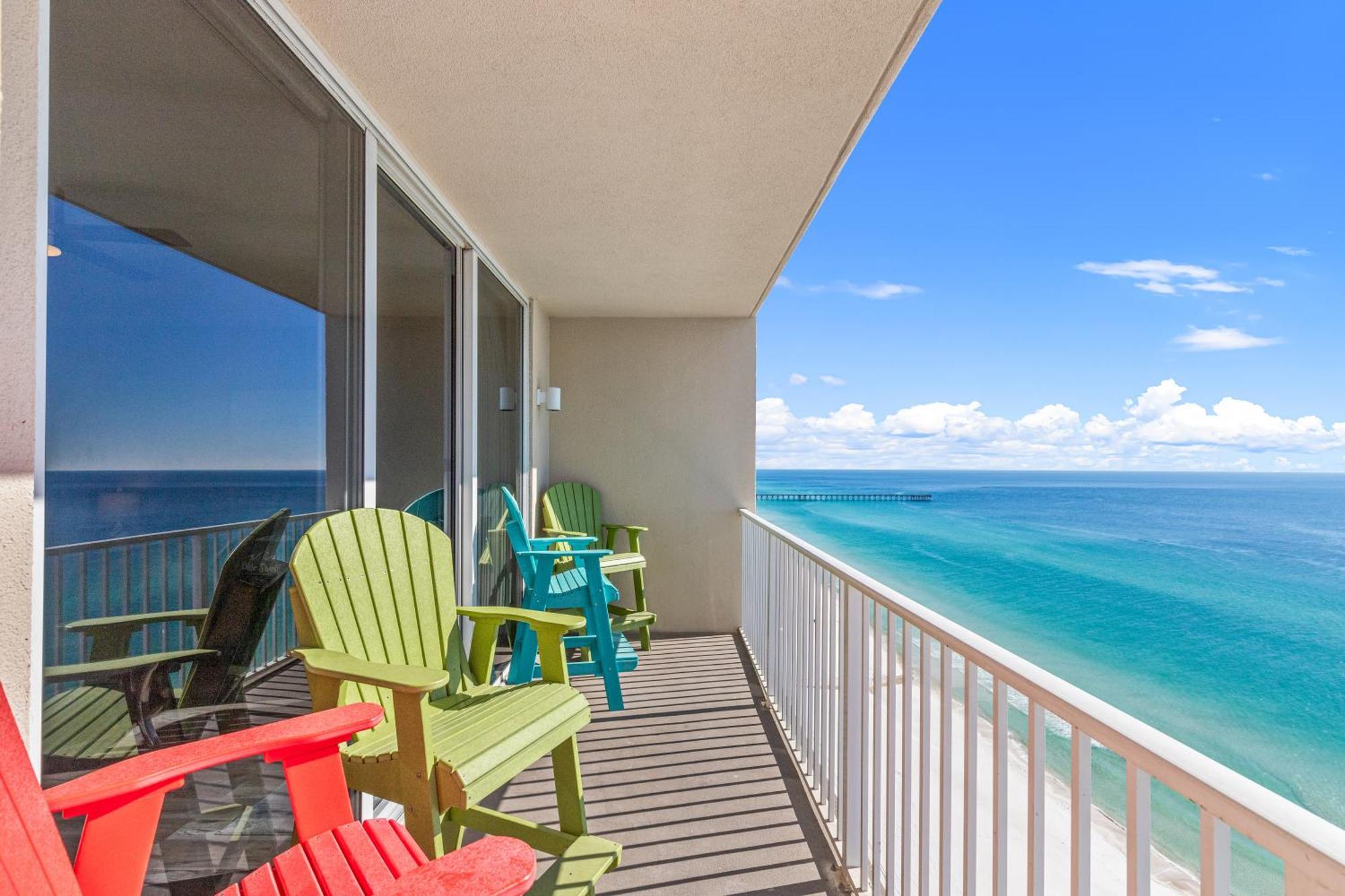 Tidewater Escape: 1Br/2Ba Beachfront Condo, Sleeps 6, Gulf Views & Comfort! 巴拿马城 外观 照片